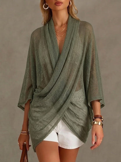 Loose, Cozy, And Lightweight Knitted Top