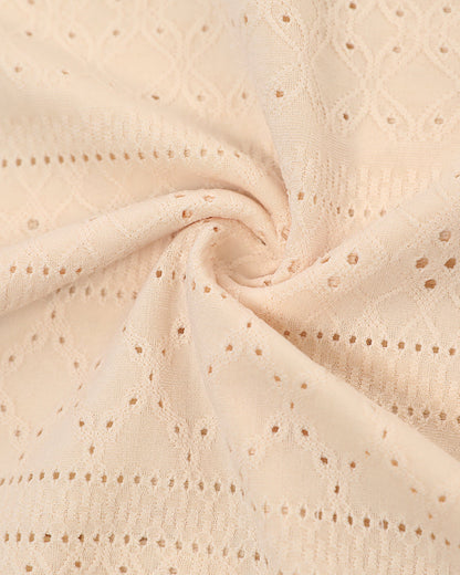 Robe de vacances sans manches à fronces, taille cintrée, style bandeau drapé, broderie œillets, fente et ourlet asymétrique