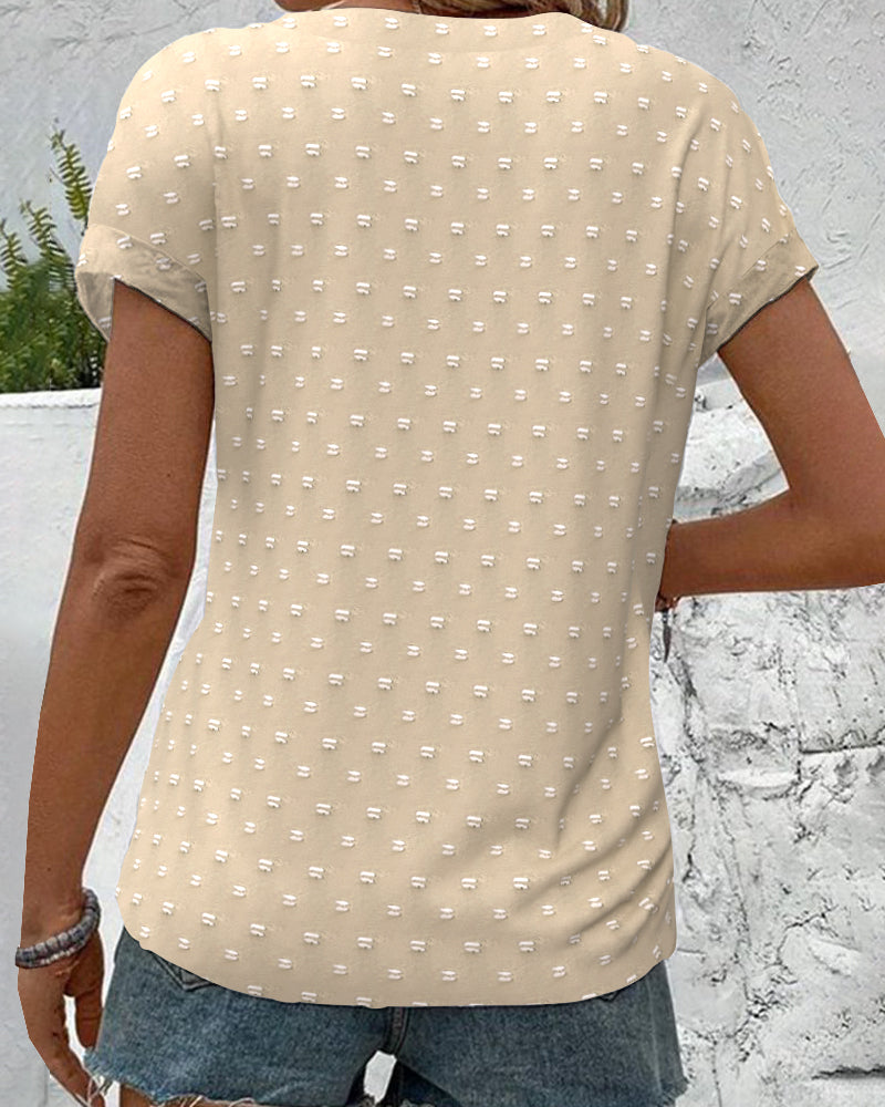 Blouse bleue à épaules dénudées