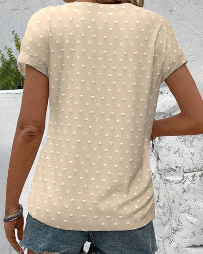 Blouse bleue à épaules dénudées