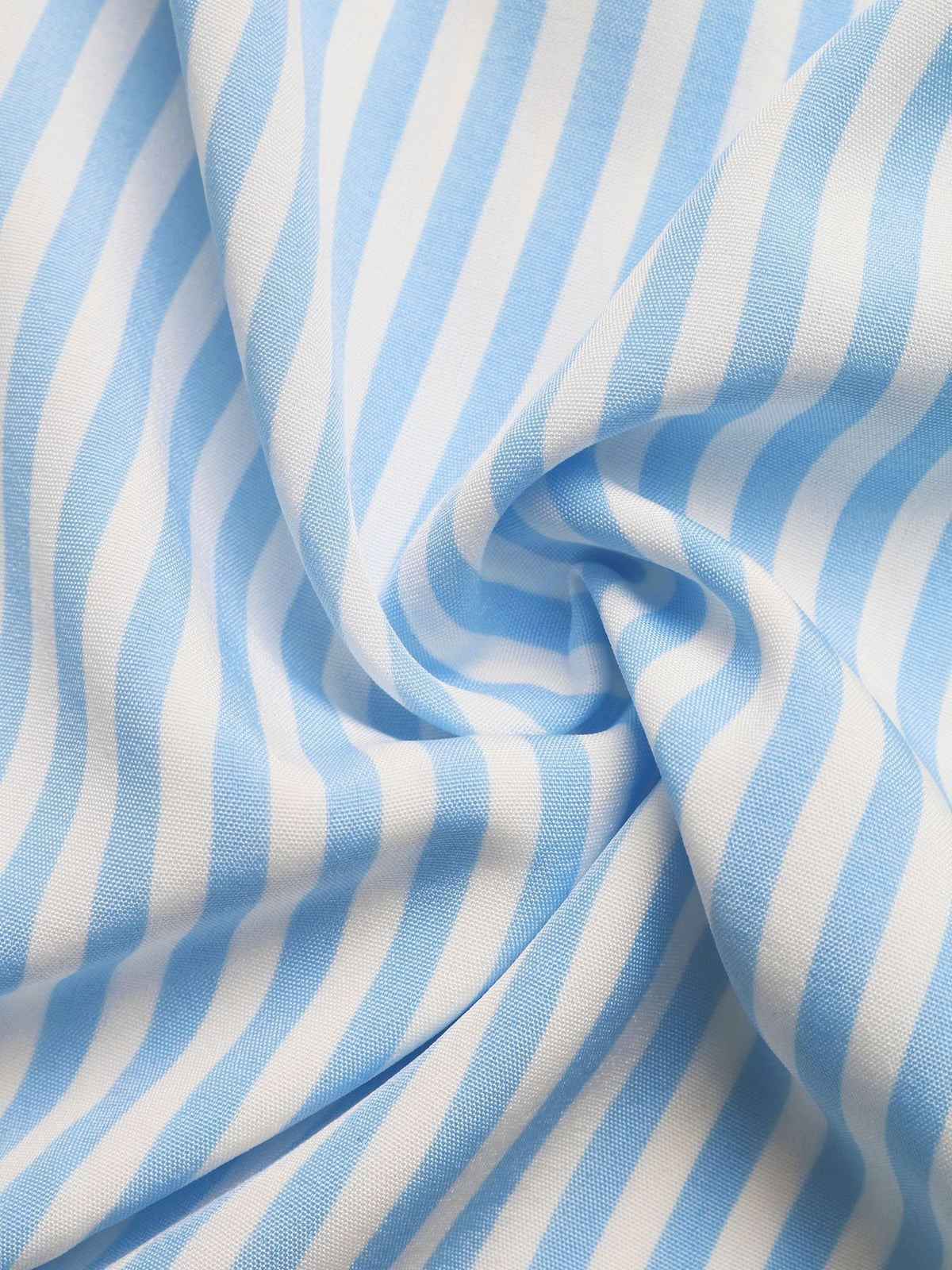 Robe longue à col licou rayée