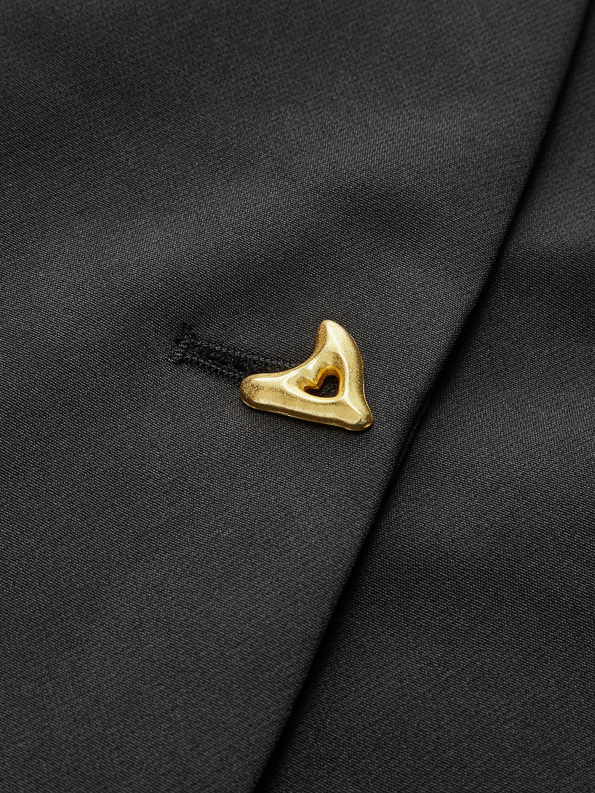 Blouse tendance à col V et boutonnée sur le devant