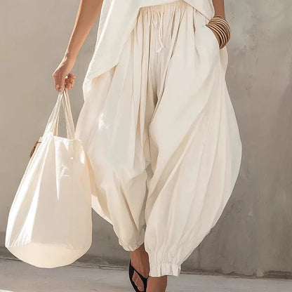 Ensemble débardeur et pantalon harem décontractés