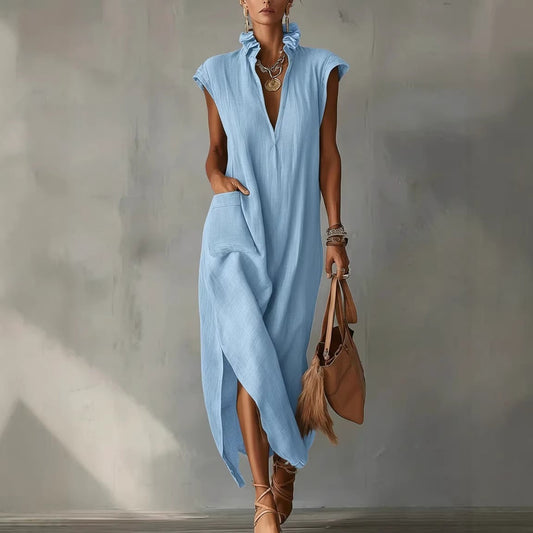 Ruffle Spring Maxi Dress