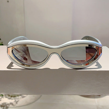 New Fashion Oval Cat Eye Sunglasses