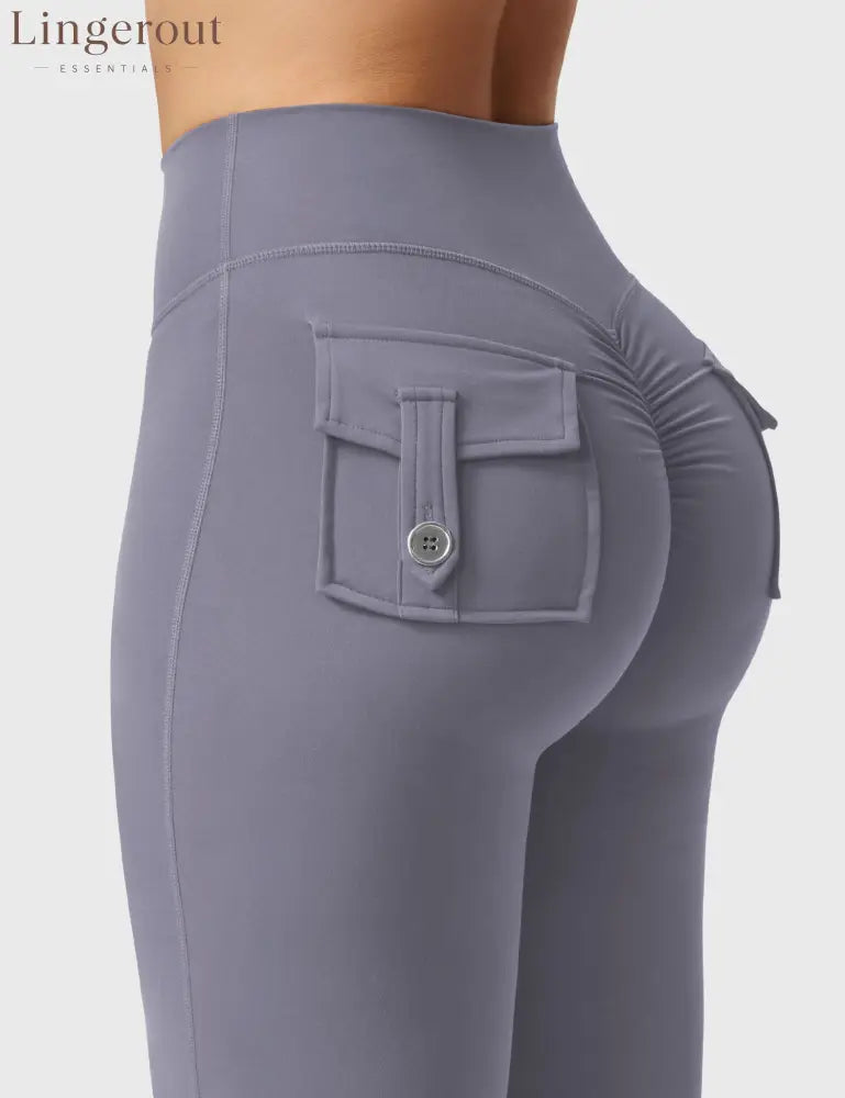 Brittany Flared Leggings with Pockets