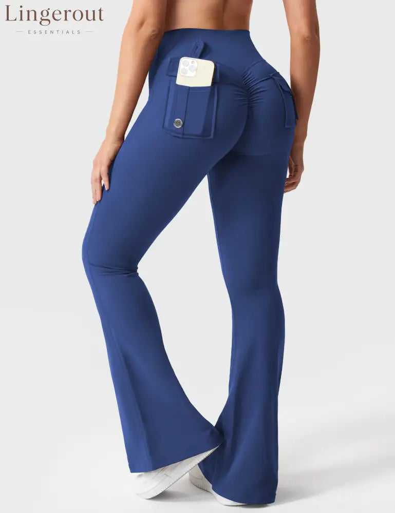 Brittany Flared Leggings with Pockets