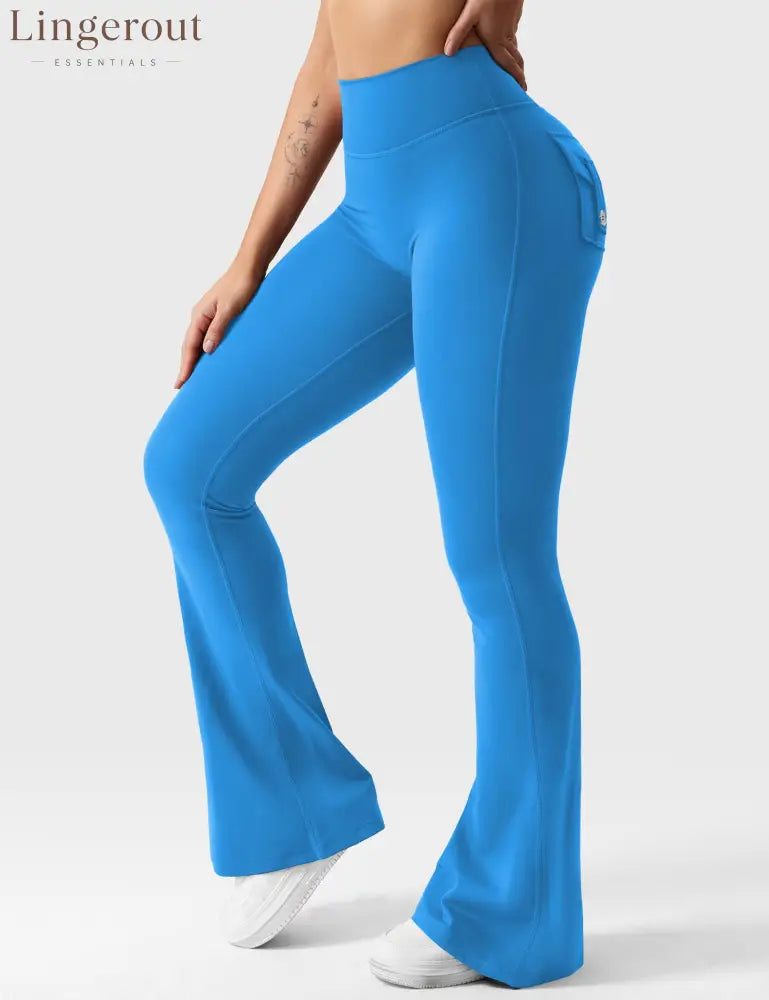 Brittany Flared Leggings with Pockets