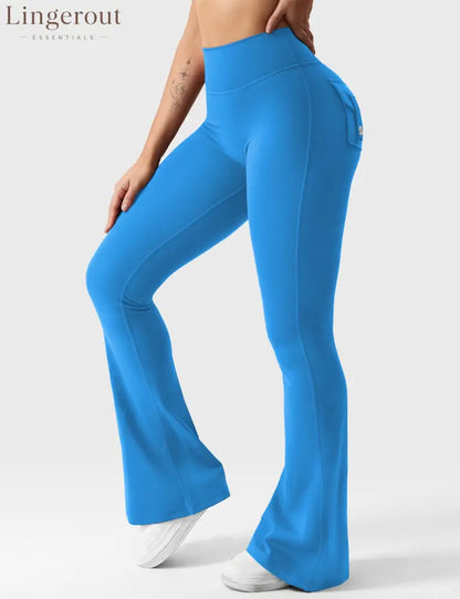 Brittany Flared Leggings with Pockets