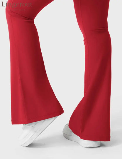 Brittany Flared Leggings with Pockets