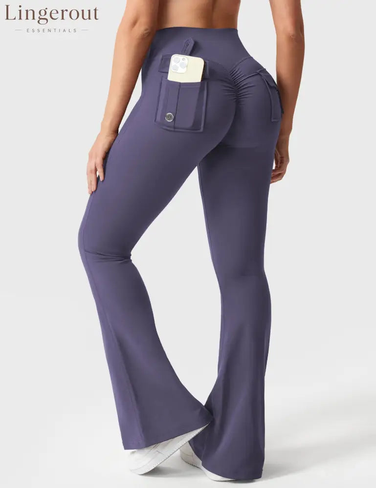 Brittany Flared Leggings with Pockets