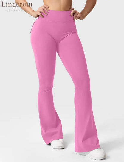 Brittany Flared Leggings with Pockets