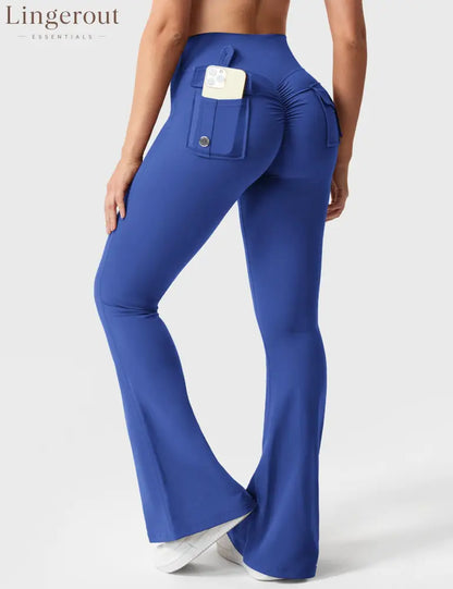 Brittany Flared Leggings with Pockets