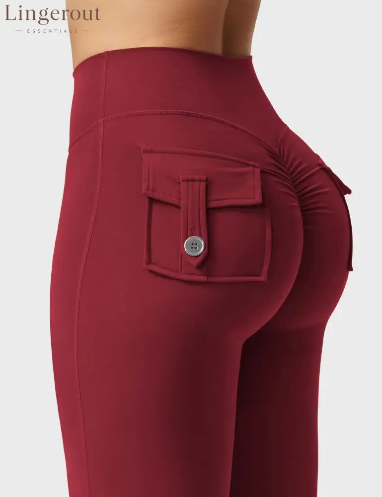 Brittany Flared Leggings with Pockets