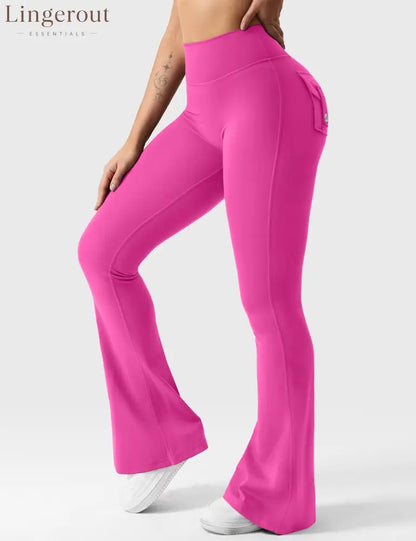 Brittany Flared Leggings with Pockets