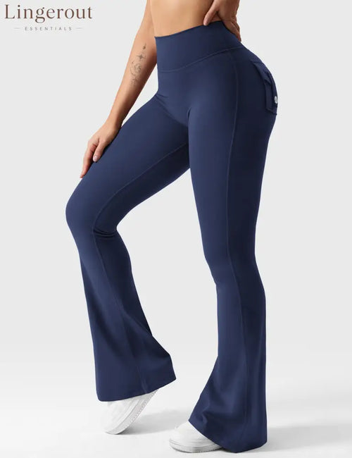 Brittany Flared Leggings with Pockets