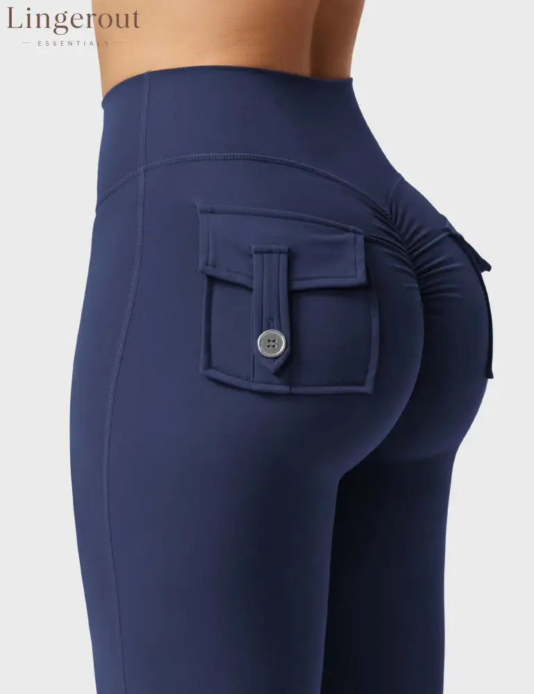 Brittany Flared Leggings with Pockets