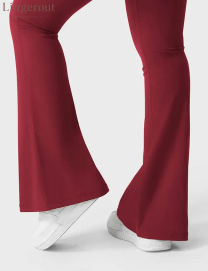 Brittany Flared Leggings with Pockets