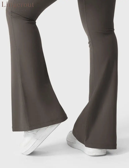 Brittany Flared Leggings with Pockets