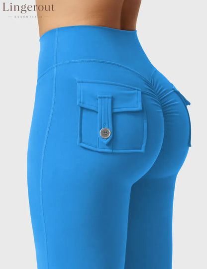 Brittany Flared Leggings with Pockets