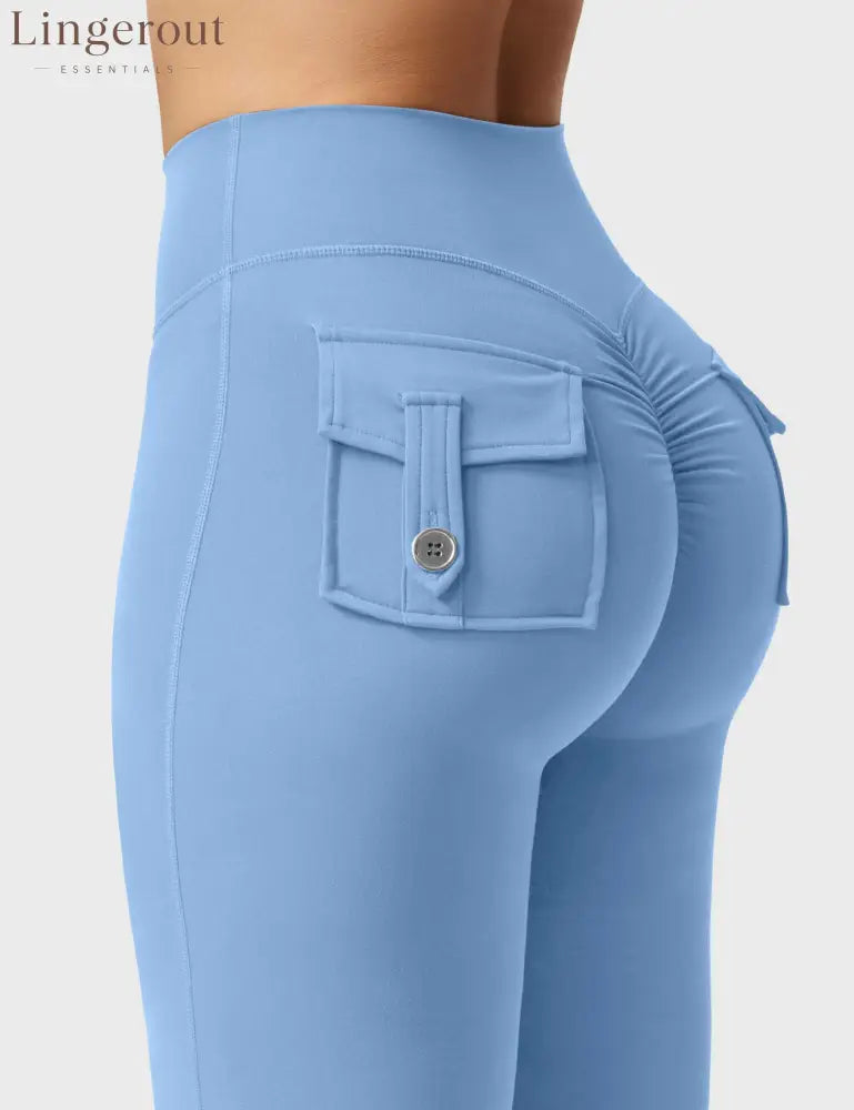 Brittany Flared Leggings with Pockets