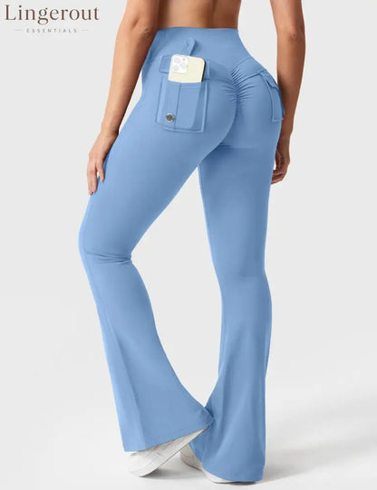 Brittany Flared Leggings with Pockets