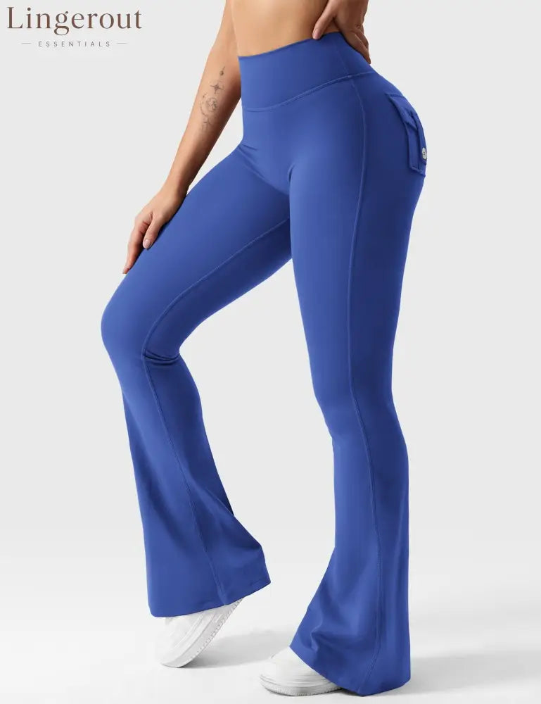 Brittany Flared Leggings with Pockets