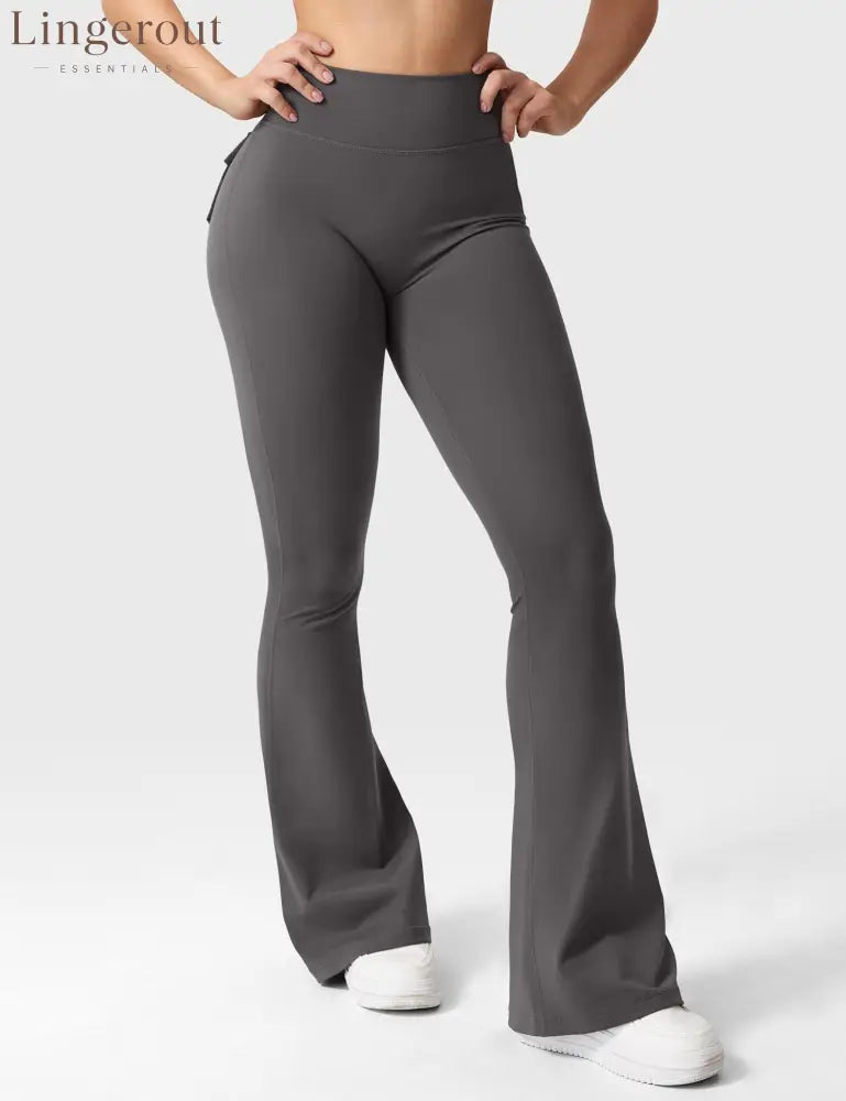 Brittany Flared Leggings with Pockets