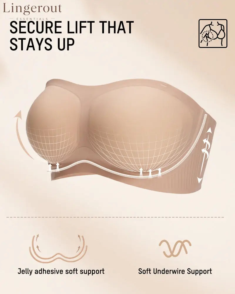 Comfort Stay-Put Anti-Slip Strapless Bra
