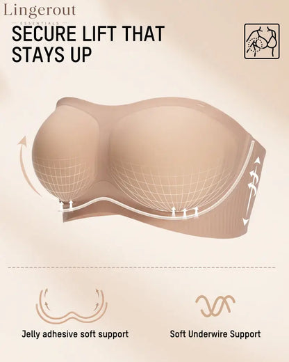 Comfort Stay-Put Anti-Slip Strapless Bra