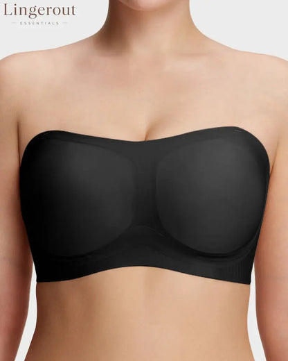 Comfort Stay-Put Anti-Slip Strapless Bra - Black / S