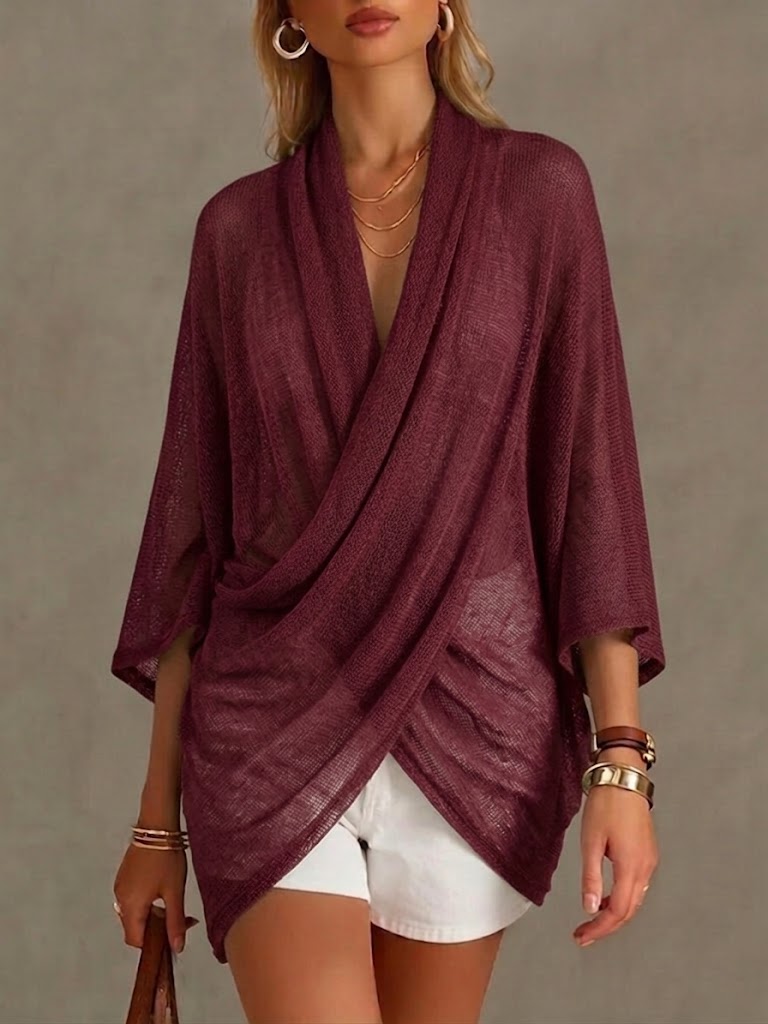 Loose, Cozy, And Lightweight Knitted Top