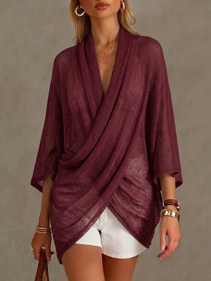Loose, Cozy, And Lightweight Knitted Top