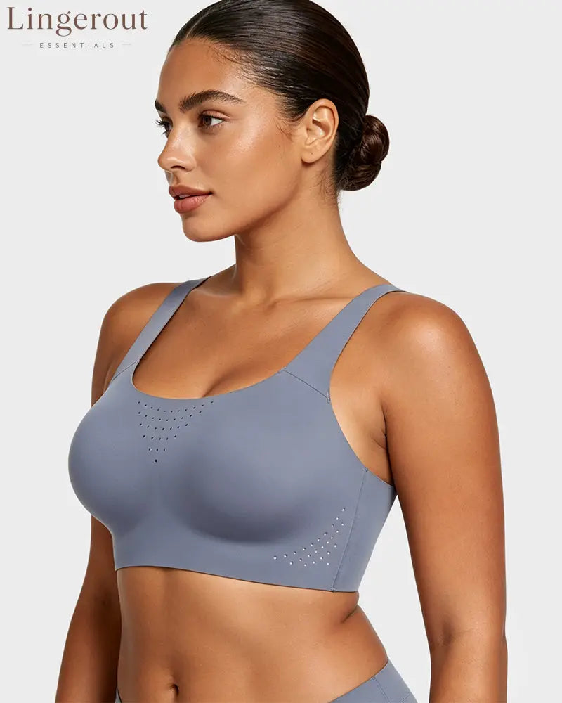 Wireless One-Piece Ventilated Sports Bra